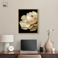 thumbnail image 2 of Dramatic Bloom Canvas Dark Elegant Florals by Art Remedy, Gold Frame, 20 x 24, 2 of 7