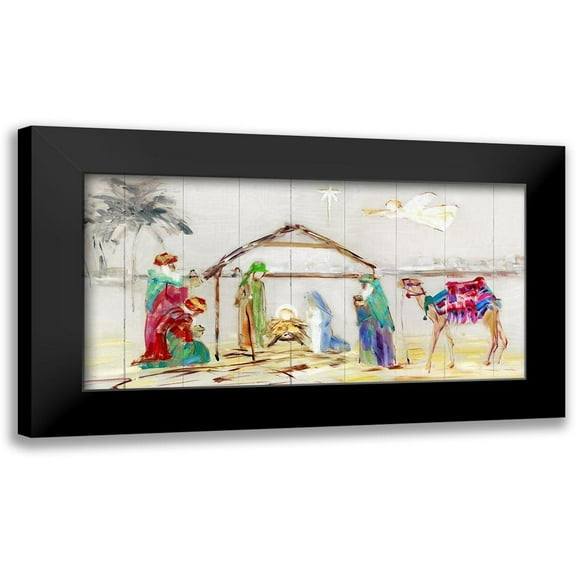 Swatland, Sally 14x9 Black Modern Framed Museum Art Print Titled - Nativity