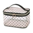 thumbnail image 6 of Portable Makeup Case Organizer, Portable Cosmetic Bag Multifunctional Handbag Bathroom Cosmetic Organizer for Bedroom Office Handle, 6 of 9