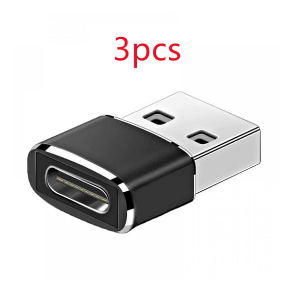 3Pcs Type-C To Usb C Bus To Usb Public Adapter Mobile Phone Otg Converter Charging Pd Line To Usb Adapter