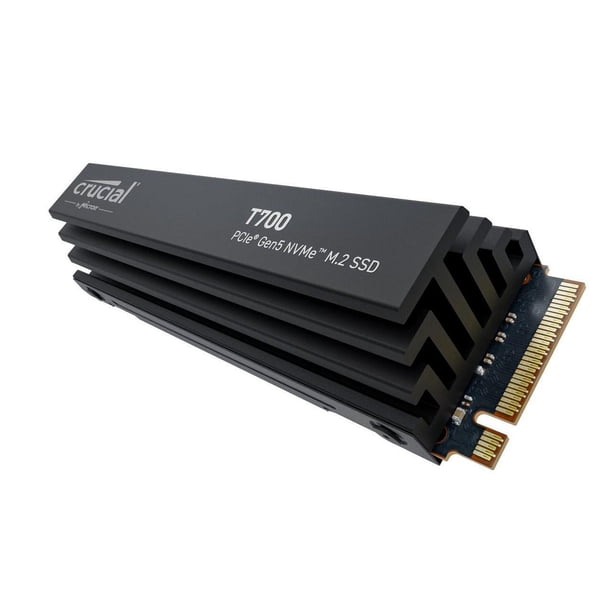 Crucial T700 GEN5 NVME M.2 SSD w/ Heatsink 2280 1TB PCI-Express 