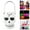 White, variant on ZTTD Halloween Pumpkin Treat Pail, Halloween Pumpkin Bucket, Portable Jack-O-Lantern Bucket, Trick or Treat, Decoration (White)