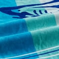 thumbnail image 2 of Great Bay Home Cotton Printed 2-Pack Beach Towel  (2 Pack- 30" x 60", Shark / Stripe), 2 of 6