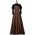 thumbnail image 2 of Elegant Victorian Gothic Dress for Women Long Gown Outfit Perfect for Stage Performance, 2 of 7
