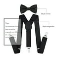 thumbnail image 4 of TELOLY 2 pack Child Kids Suspenders Bowtie Set - Adjustable Suspender Set for Boys and Girls, 4 of 7
