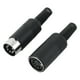 thumbnail image 1 of Par negro DIN 7 pin hembra + Audio AV para enchufe macho conector, 1 of 1