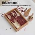 thumbnail image 3 of Herramientas de contenedor sensorial de madera, superficie suave y divertida, pre -entenñanza, Herramientas sensoriales de contenedor sensorial educativa para el trabajo de, 3 of 7