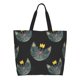 thumbnail image 1 of Disketp Faces Of The Cat Bolsa Tote Estampada para Mujer, Bolso de Hombro y de Mano para Compras y Viajes, 1 of 8