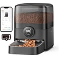 thumbnail image 4 of Cordless WiFi Automatic Cat Feeder – 3L/12 Cup Timed Dispenser for Large Kibble & Snacks, Rechargeable Battery, App Controlled, Convenient Indoor Pet Feeding, 4 of 4