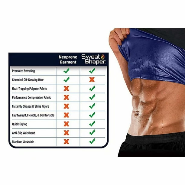 Blesiya Men Women Sweat Slimming Polymer Vest Sauna Weight Loss Fitness  Tank