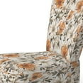 thumbnail image 4 of Designart "Vintage Inspired Floral Patterns" White Plants Upholstered Accent Chair - Bohemian & Eclectic Arm Chair For Living Room, 4 of 5