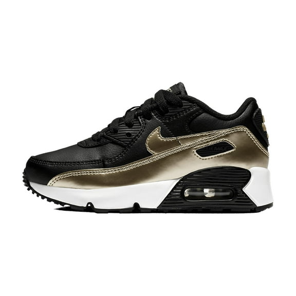 NIKE PRE SCHOOL Air Max 90 LTR PS "METALLIC GOLD" CD6867 008 from Stadium Goods