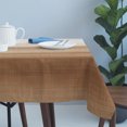 thumbnail image 4 of Brown White Ombre Table Cloth Waterproof Tablecloths, Vintage Farmhouse Abstract Striped Tablecloth Dining Table Cover for Kitchen Party Tabletop Outdoor, Rectangle Tablecloth 60x120 Inch, 4 of 9