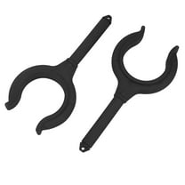 2 pcs Boat Oar Lock Fishing Rod Holder Bracket Marine Rubber Dinghy Accessories(black)