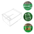 thumbnail image 3 of ROMANSENTIAL 1Pcs Acrylic Transparent Reptile Breeding Container For Turtle Snakes Spiders 10.5X8X6Cm, 3 of 7