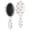 Unicorn and Wing Pink Pattern, variant on Unicorn and Cloud Green Pattern Brush, Detangling Hair Brush,Oval Paddle Hair Brush, Air Cushion Design Gifts for for Men Women Kids