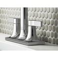 thumbnail image 4 of Kohler K-28124-4 Venza 1.2 GPM Centerset Bathroom Faucet - Chrome, 4 of 4
