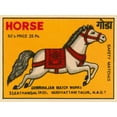 thumbnail image 2 of Phillumenart 24x19 White Modern Wood Framed Museum Art Print Titled - Horse Matches, 2 of 4
