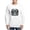 White, variant on - Ghostly Spells Men's Long Sleeve T Shirt - Unisex Cotton Long Sleeve T-Shirt