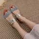thumbnail image 1 of Nuevas sandalias y pantuflas para mujer con punta abierta y cómodas de fondo plano de verano Wmkox8yii  shjk3572, 1 of 4