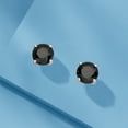 thumbnail image 5 of Ross-Simons 3.00 ct. t.w. Black Diamond Stud Earrings in Sterling Silver, Women's, Adult, 5 of 5