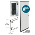 thumbnail image 2 of CRL RA30BRZ5P-XCP5 CRL Bronze 36" Replace-All Sliding Screen Doors - pack of 5, 2 of 2