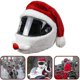 thumbnail image 1 of Funda para casco de motocicleta, gorro navideño de Papá Noel para exteriores, 1 of 5