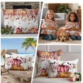 thumbnail image 4 of Outdoor Pillow Covers 20x12 Set of 2, Fall White Pumpkin Waterproof Patio Throw Pillow Covers for Couch Sofa Chair, Thanksgiving Country Orange Leaves Decorative Pillowcases for Throw Pillows, 4 of 9