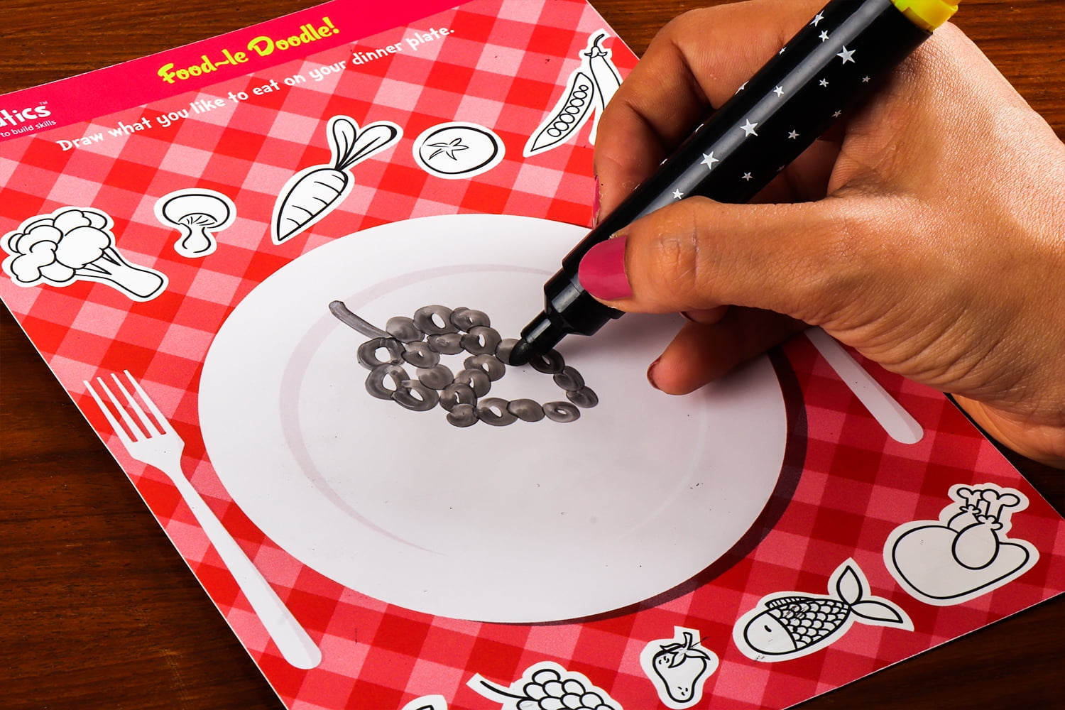 Skillmatics Educational Game - Boredom Buster, Reusable Activity Mats with Dry-Erase Marker for Kids Ages 3-6