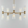 thumbnail image 4 of 24825SWBKNAB Maxim Lighting Krevat - 10 Light Chandelier-17 Inches Tall and 32 Inches Wide, 4 of 5