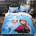 thumbnail image 3 of D Printed Duvet Cover With Pillowcases, Elsa Bedding Set For Teens With Zipper Closure, Kin Soft Microfiber Duvet Cover 135*200 Cm, 3 of 5