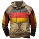 thumbnail image 3 of Sudadera con capucha vintage con bandera alemana para hombre, sudaderas con capucha informales de gran tamaño, suéteres unisex de uso diario, ropa de calle de otoño, 3 of 5