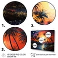 thumbnail image 3 of Designart "Palm Trees Tropical Painting III" Beach Floater Framed Canvas Wall Art, 3 of 7