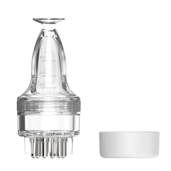 Scalp Hair Comb Applicator Massager Scalp Treatment Root Comb Applicator Bottle for Essential Oil Growth Applicator-A