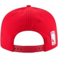 thumbnail image 4 of Men's New Era Red Atlanta Hawks Official Team Color 9FIFTY Snapback Hat, 4 of 5