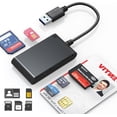 thumbnail image 1 of WWS-CAC Reader Military Smart Card Reader - 7 in 1 DOD Military USB Common Access CAC Reader & SIM/SD/TF/M2/ID/IC/PIV/Camera Card Reader, Memory Stick Card Adapter Compatible with Windows, Linux, Mac, 1 of 4