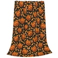 thumbnail image 2 of Balery Quirky Corn Pumpkin Manta de Felpa Suave y Acogedora – Cobija de Franela Aterciopelada para Cama, Lavable y Cálida para Sofá, Mascotas, Transpirable-50"x40", 2 of 7