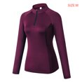 thumbnail image 4 of Minnieouse Ropa interior térmica para mujer, portátil, cálida, para invierno y otoño, reemplazo de manga larga, para correr, Yoga, ropa atlética, Prendas para la parte del cuerpo Vino rojo METRO Minnieouse AP013404-17, 4 of 6