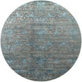 thumbnail image 1 of Ahgly Company Indoor Round Mid-Century Modern DimGray or DimGrey Gray Oriental Area Rugs, 7' Round, 1 of 6