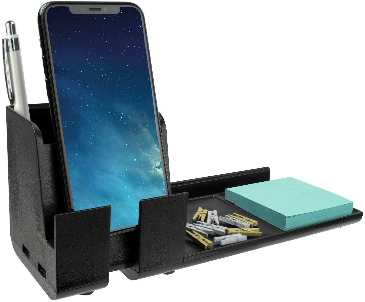 Office Konnect Charging Station Desk Organizer Base, USB Phone Stand