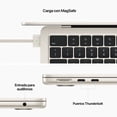 thumbnail image 3 of MacBook Apple Air M2 Chip M2 8GB 512GB Starlight, 3 of 5