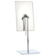 Jerdon Rectangular Tabletop Vanity Mirror - Makeup Mirror with 3X Magnification - Polished Chrome Finish - 5 by 8 - Model JP358C