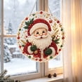 thumbnail image 5 of Large Santa Pearl Art Kit for Adults, DIY Christmas Diamond Painting Hanging Window Ornament, 9.8 in, 5 of 5