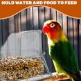 thumbnail image 3 of Comedero externo para pájaros, comedero para pájaros, comedero transparente para pájaros, 3 of 8