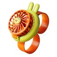 thumbnail image 1 of Ounissouiy Correa de anillo de silicona para niños, bonito reloj para mascotas, ventilador, carga USB, tres niveles de viento, luz de Electrodomésticos Dinosaurios (verde), 1 of 6