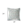 thumbnail image 3 of 16â€ Pink Sage Paisley Indoor Outdoor Throw Pillow, 3 of 4