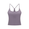 thumbnail image 1 of Chaleco de yoga con almohadilla para el pecho y correa de belleza en forma de Y sexy para primavera y verano, ropa de yoga ajustada elástica que absorbe el sudor para mujer, 1 of 6