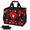 Multicolor 4, variant on Cupcakes Reusable Grocery Bag 33L Large Foldable Shopping Bag with Detachable Shoulder Strap & Mesh Pockets, for Beach Camping Travel, Hearts