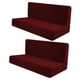 thumbnail image 5 of Fundas de cojín perfecl fundas de asiento para RV cómodas y transpirables 4 Uds Rojo 39 a 50 pulgadas 20 a 26 pulgadas, 5 of 8