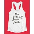 thumbnail image 3 of You Make My Heart Smile. Tank Women -Image by Shutterstock, Female Small, 3 of 4